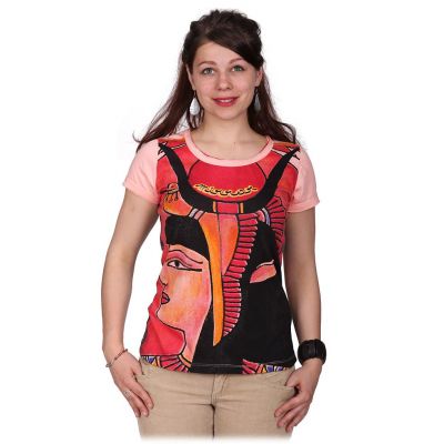 Dámske etno tričko Mirror s krátkym rukávom Cleopatra Pink | S, M, L