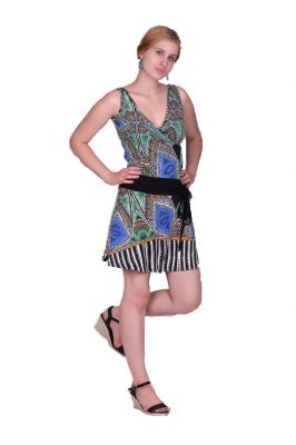 Etno šaty so širokými ramienkami Jujur Thailand