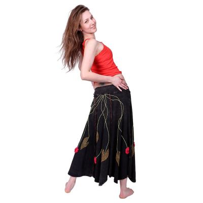 Dlhá hippie sukňa s výšivkou Gandhali Nepal