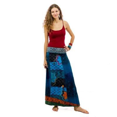 Dlhá vyšívaná etno sukne Ipsa Pirus | M, L, XL