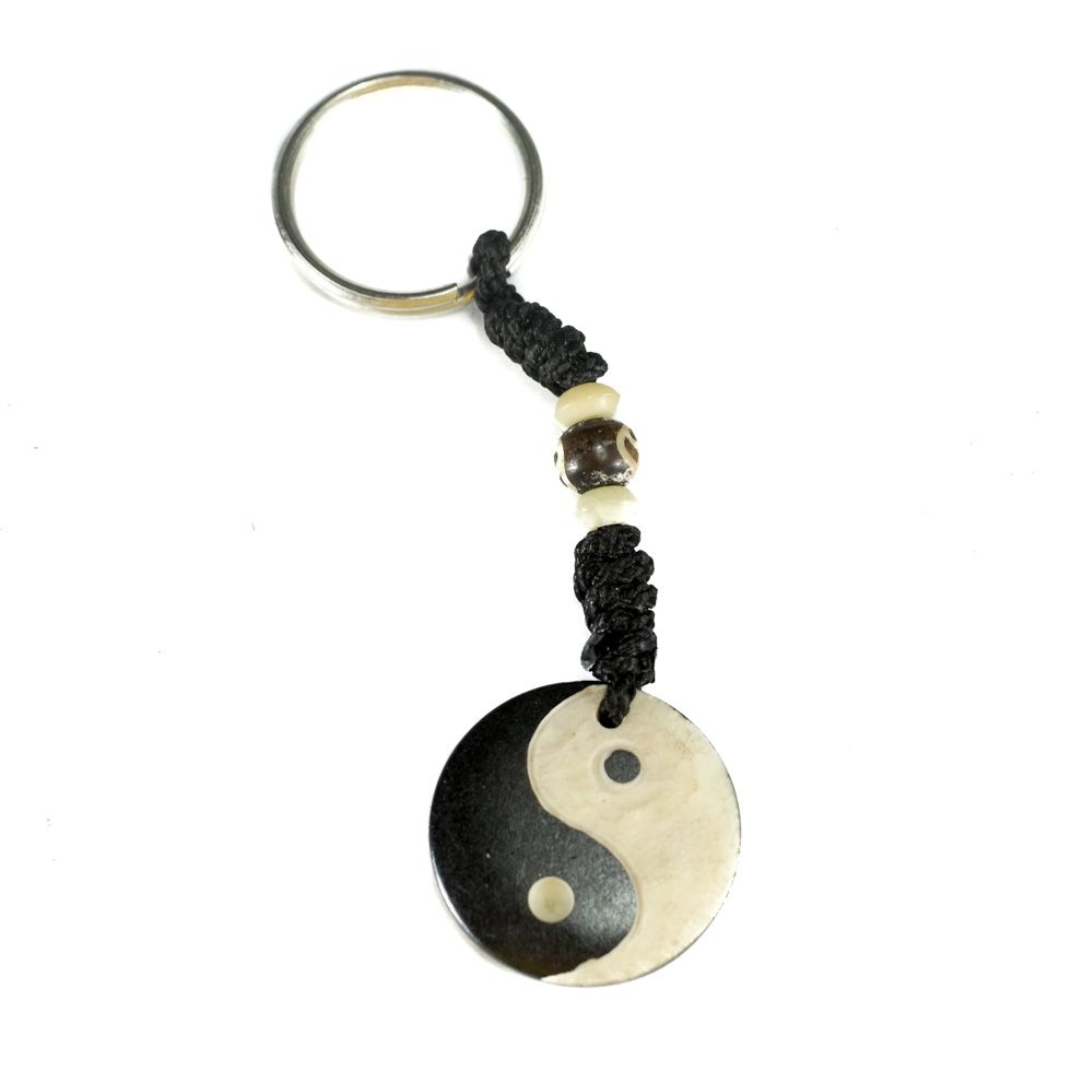 Kostený prívesok na kľúče Yin&Yang