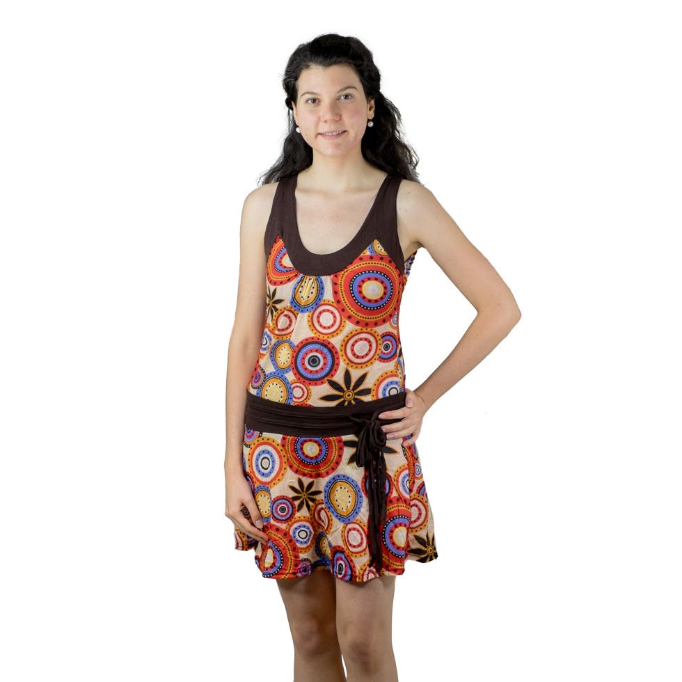 Etno šaty s mandalami Yanisa kosu Thailand