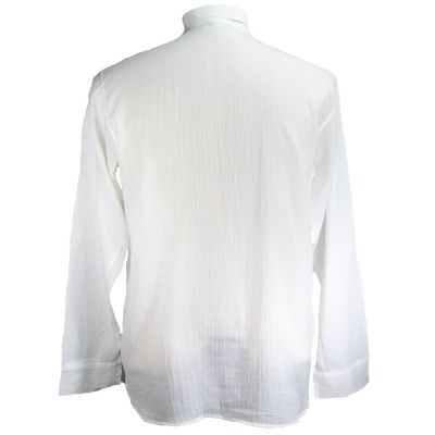 Pánska košeľa s dlhým rukávom tombolu White Thailand