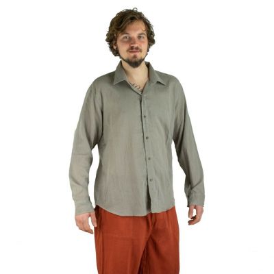 Pánska košeľa s dlhým rukávom Tombol Grey Thailand