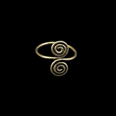 Mosadzný etno prsteň Glencora Brass