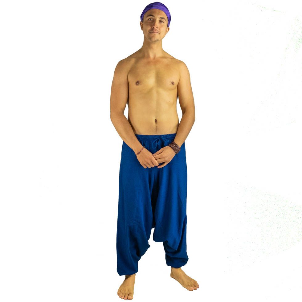 Bavlnené nohavice typu Alibaba - Badak Biru Nepal