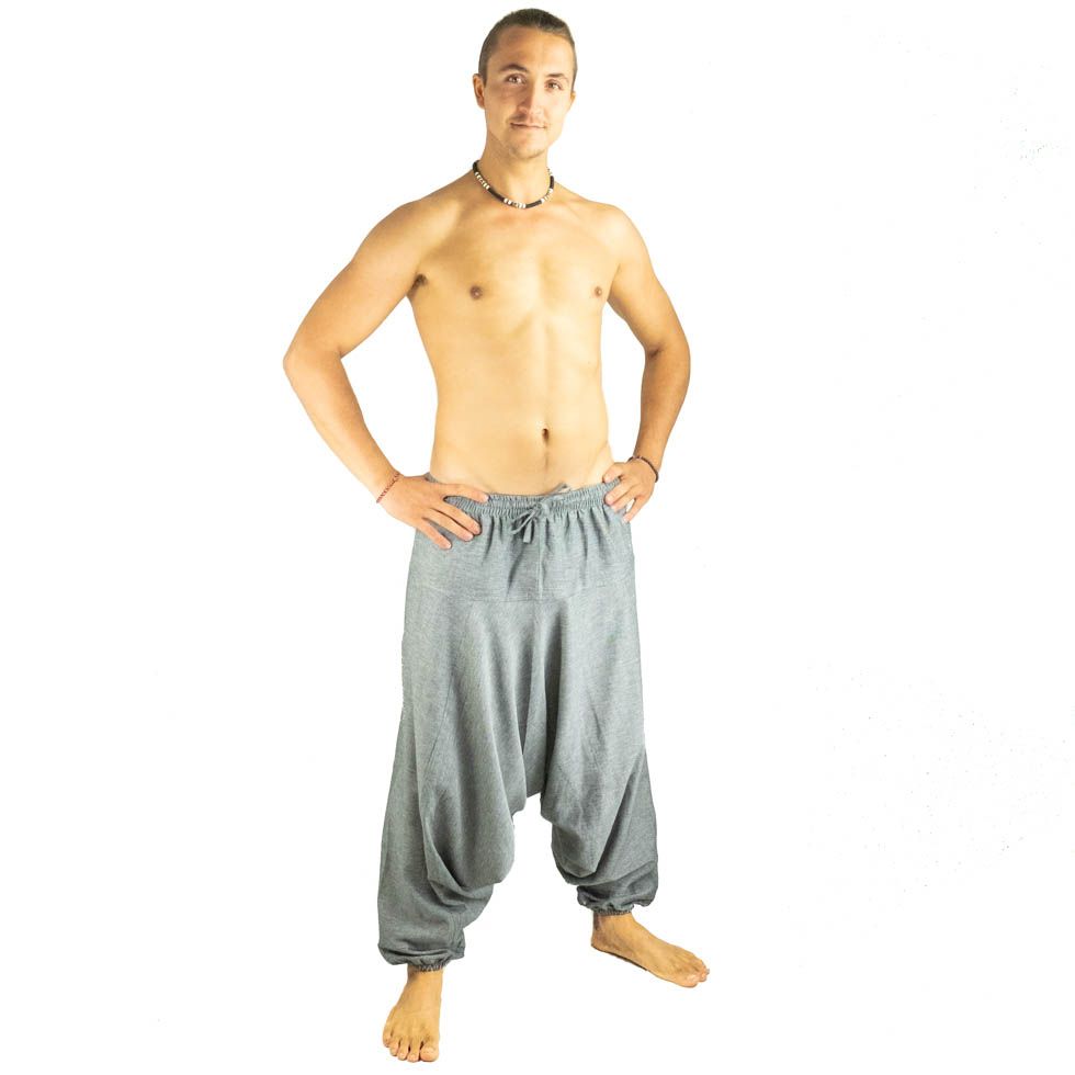 Bavlnené nohavice typu Alibaba - Badak Kelabu Nepal