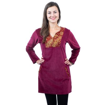 Zamatové šaty Kareen Anggur | S, M, L, XL