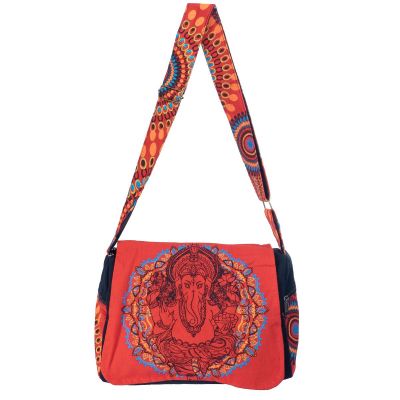 Etno taška s Ganéšou - Ganesh Red