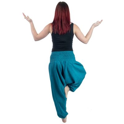 Modré háremové nohavice Pirus Jelas Nepal