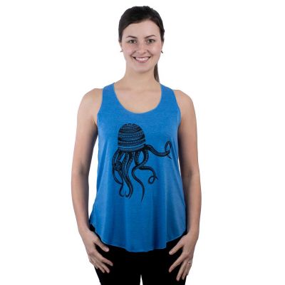Dámske tielko Darika Octopus Blue | UNI (zodpovedá S / M)
