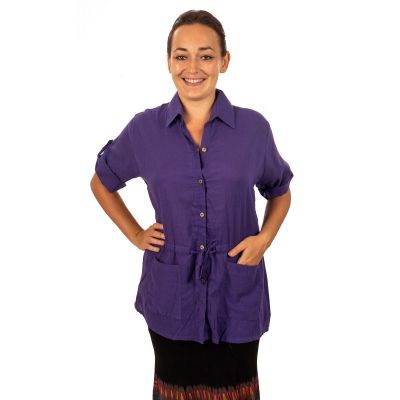 Fialová dámska košeľa Sumalee Purple Thailand
