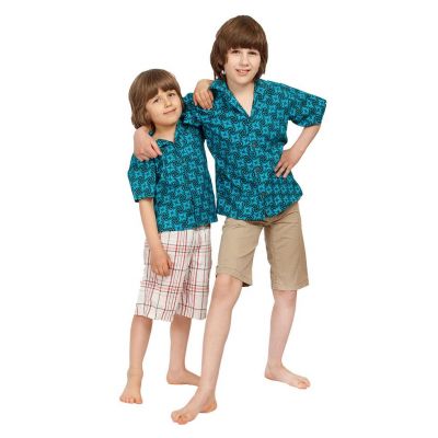 Detská "havajská košeľa" Nihoa | 2-4 roky, 4-6 rokov, 6-8 rokov, 8-10 rokov, 10-12 rokov