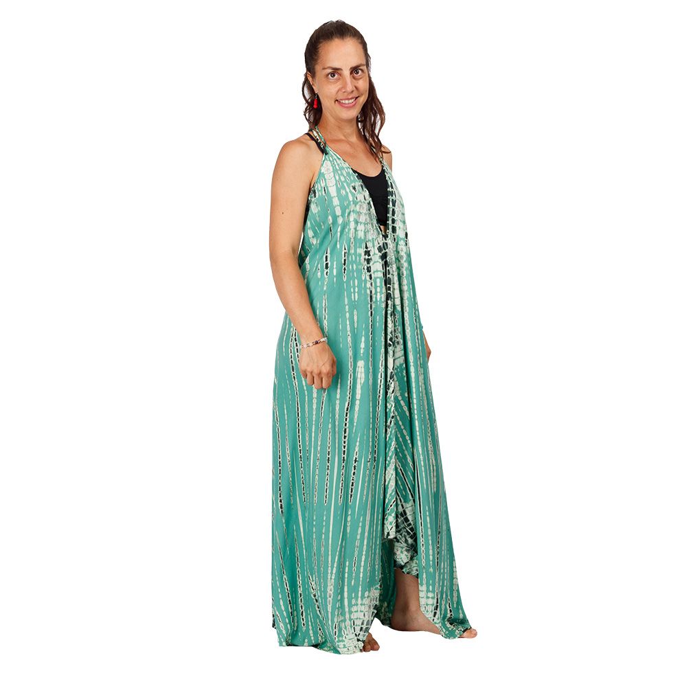 Dlhé batikované šaty Tripta Mint Thailand