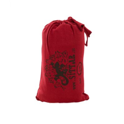 Bavlnené oblečenie na jogu Dvojité dordže a Čakry – červené - - set top + legíny L/XL Nepal