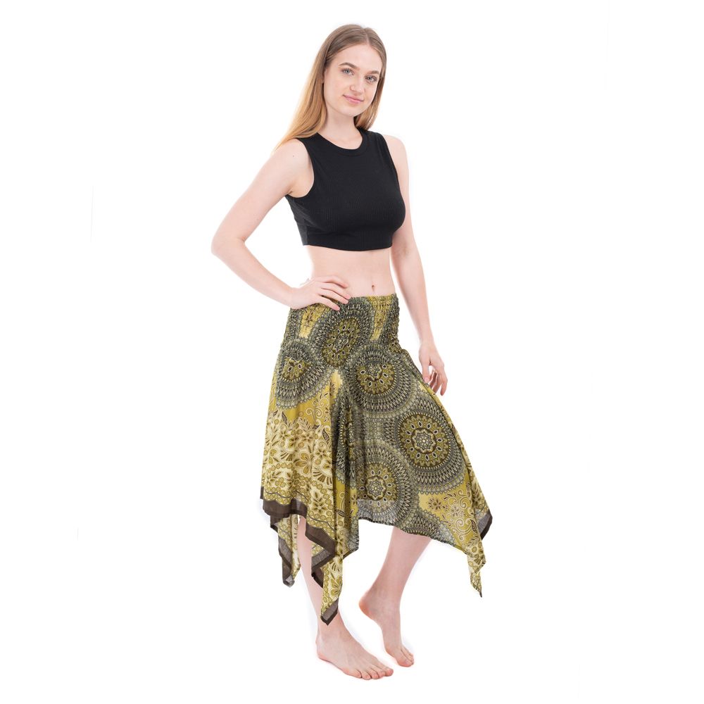 Cípatá sukňa / šaty s elastickým pásom Malai Jimin Thailand
