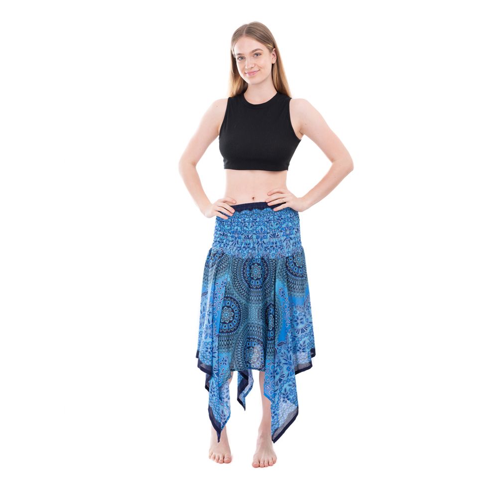 Cípatá sukňa / šaty s elastickým pásom Malai Kiet Thailand