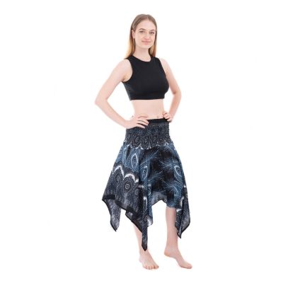 Cípatá sukňa / šaty s elastickým pásom Malai Satvik | UNI