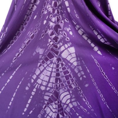 Dlhé fialové batikované šaty Tripta Purple Thailand