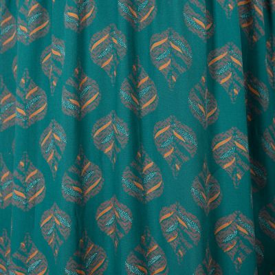 Etno šaty s kimonovými rukávy Doralia zelené India