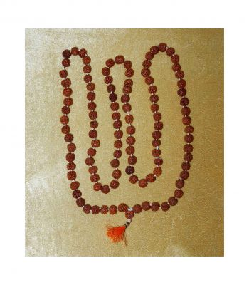 Modlitebné koráliky Mála Rudraksha