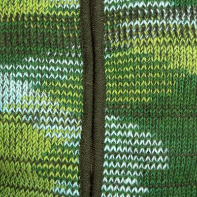 Vlnený sveter Shades of Green Nepal