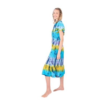 Dlhé batikované šaty s volánmi Annabelle Dream Thailand
