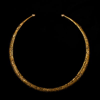 Mosadzný náhrdelník Persephone