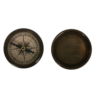 Retro mosadzný kompas Kelvin & Hughes London 1917 India