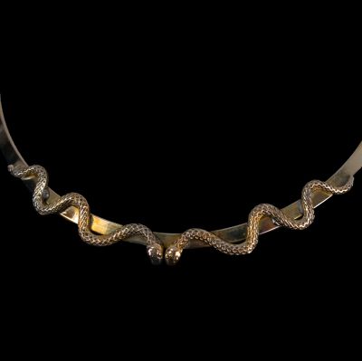 Mosadzný náhrdelník Snakes 1 India