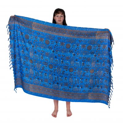 Sarong / pareo / plážová šatka Visgraat Blue