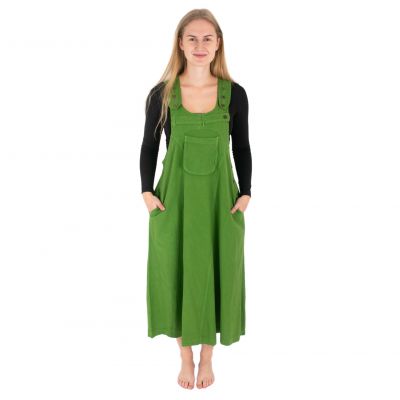 Zelené bavlnené šaty s láclom Jayleen Green | S/M, L/XL, XXL