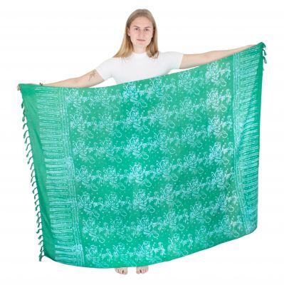 Batikovaný sarong / pareo Ningrum Green