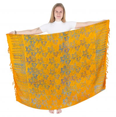 Batikovaný sarong / pareo Ningrum Yellow
