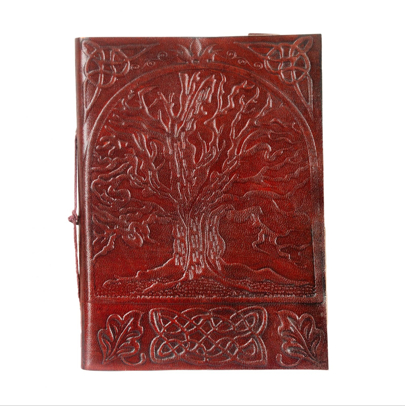 Kožený zápisník Strom života - úzky India