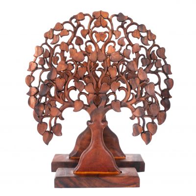 Vyrezávané drevené soška Strom Indonesia