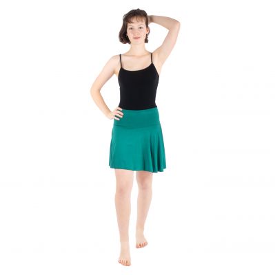 Zelená kruhová mini sukňa Lutut Bottle Green | UNI (S/M)
