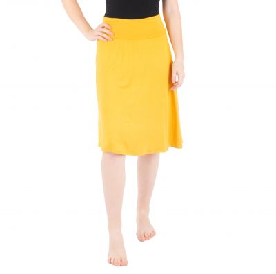 Žltá midi sukňa Panitera Yellow Thailand