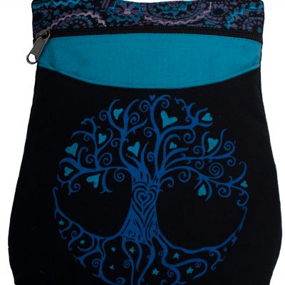 Bavlnená kabelka Daire Tree Blue Nepal