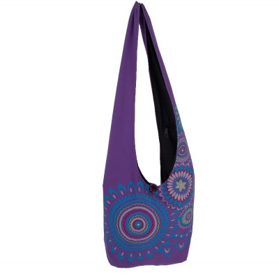 Orientálna brašňa s potlačou mandál Sunita Purple