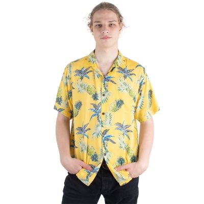 Pánska "havajská košeľa" Lihau Pineapple | M, L, XL, XXL, XXXL
