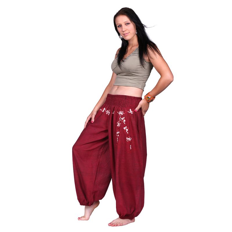 Turecké nohavice s výšivkou Sabuk Merun Nepal