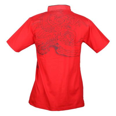 Pánske orientálne tričko Emperor Dragon Red Thailand