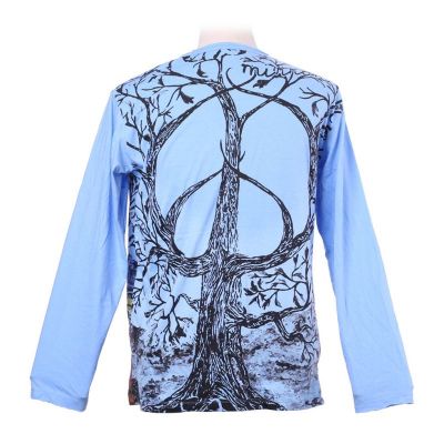 Tričko Mirror s dlhým rukávom - Tree of Peace Blue Thailand