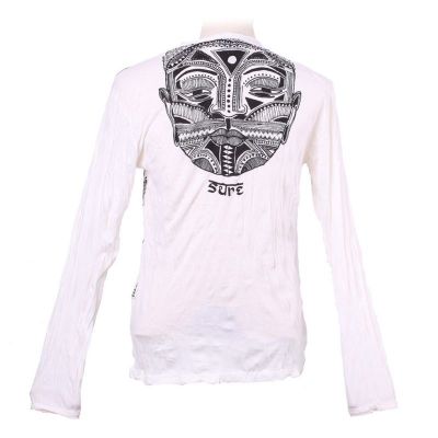 Pánske tričko Sure s dlhým rukávom - Khon Mask White Thailand
