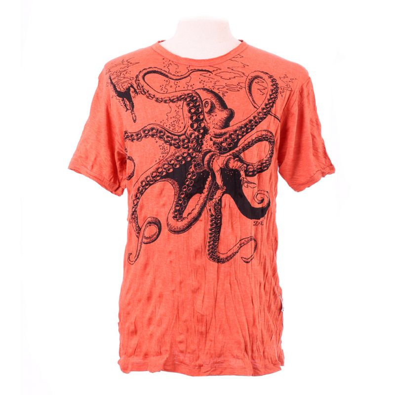 Pánske tričko Sure Octopus Attack Orange Thailand